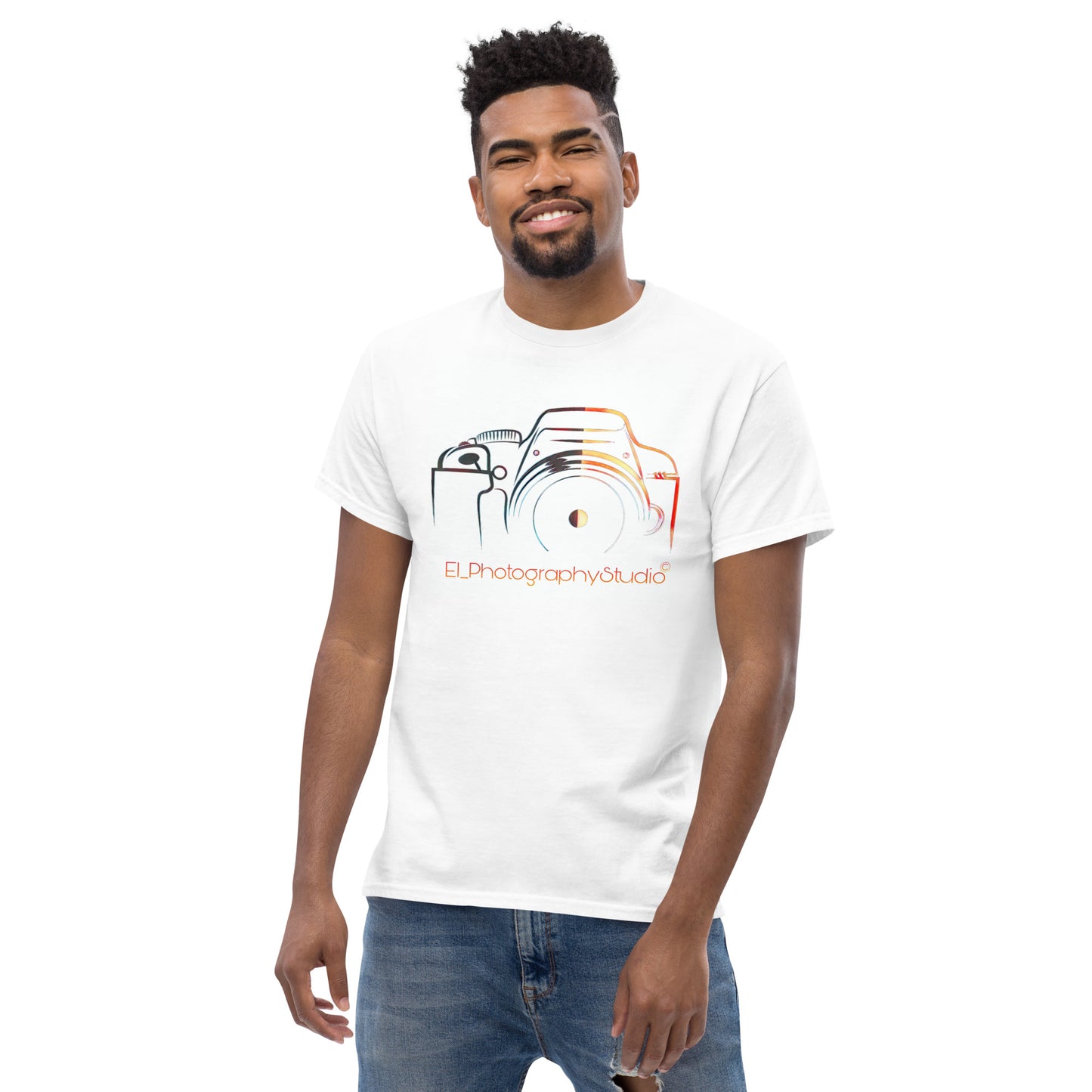 Men's Premium Cotton Photography Studio Branded T-Shirt