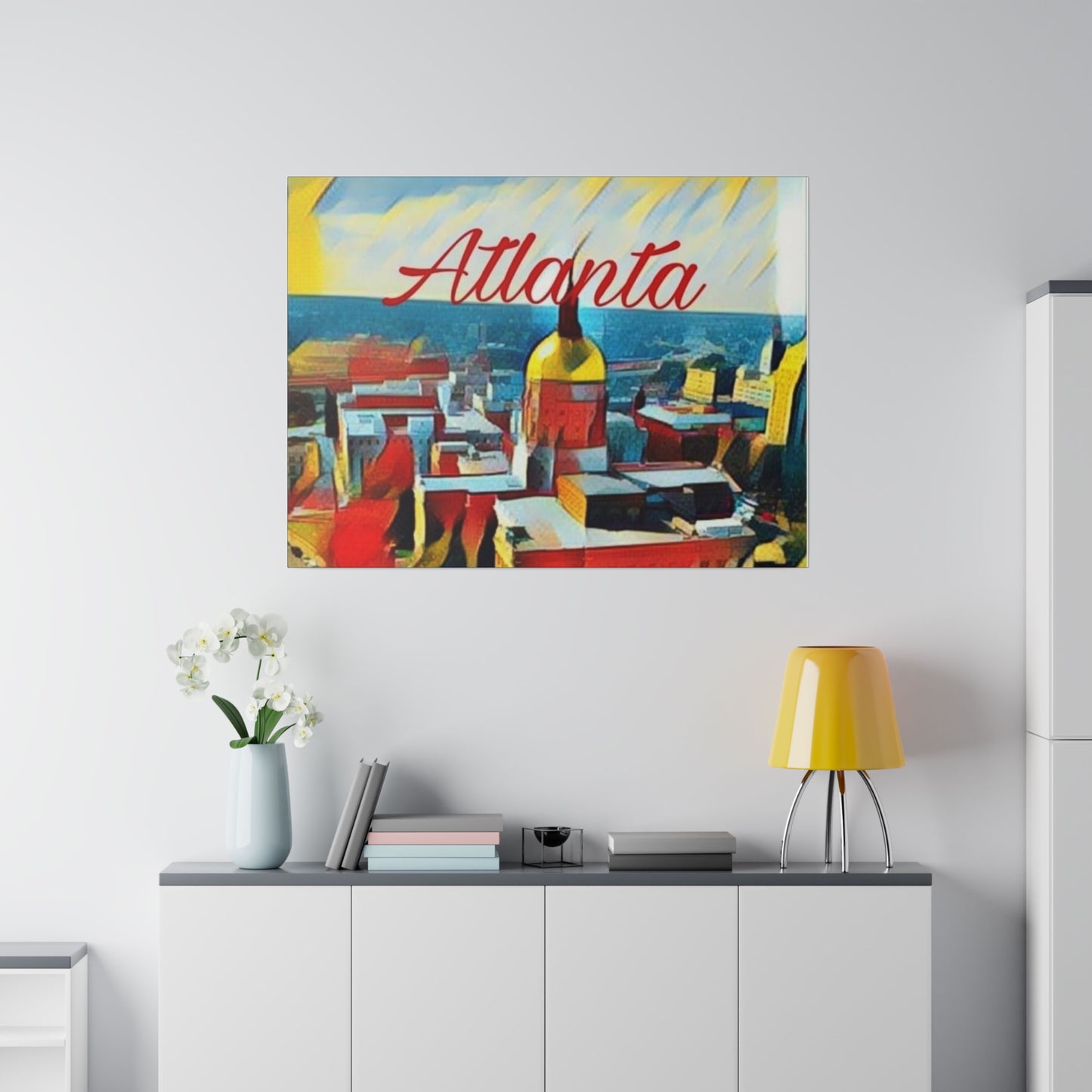 RealSpillClothingCompany© "Hot Atlanta" Matte Canvas, Stretched,