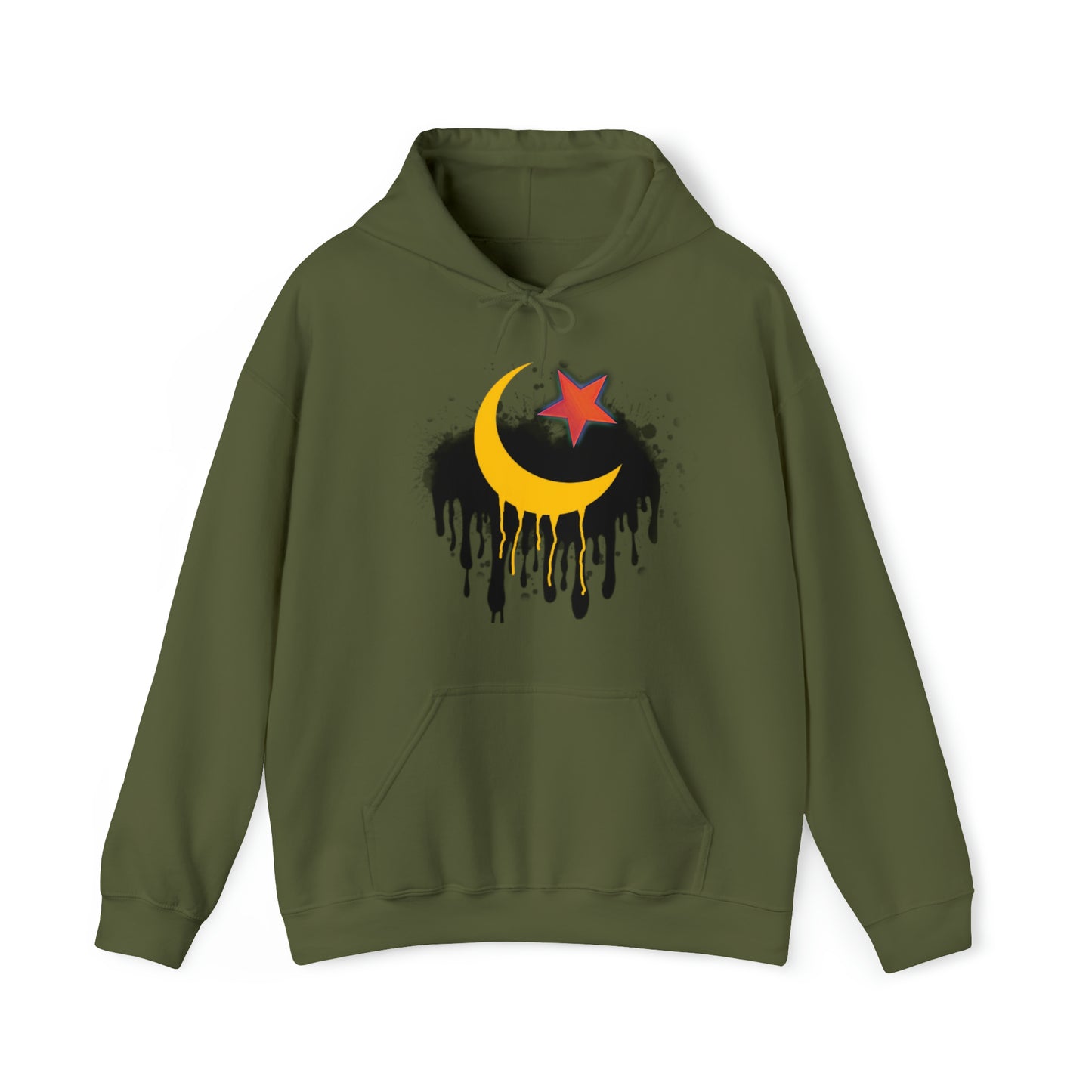 RealSpillClothingCompany© "Crescent Moon & Star" Hoodie