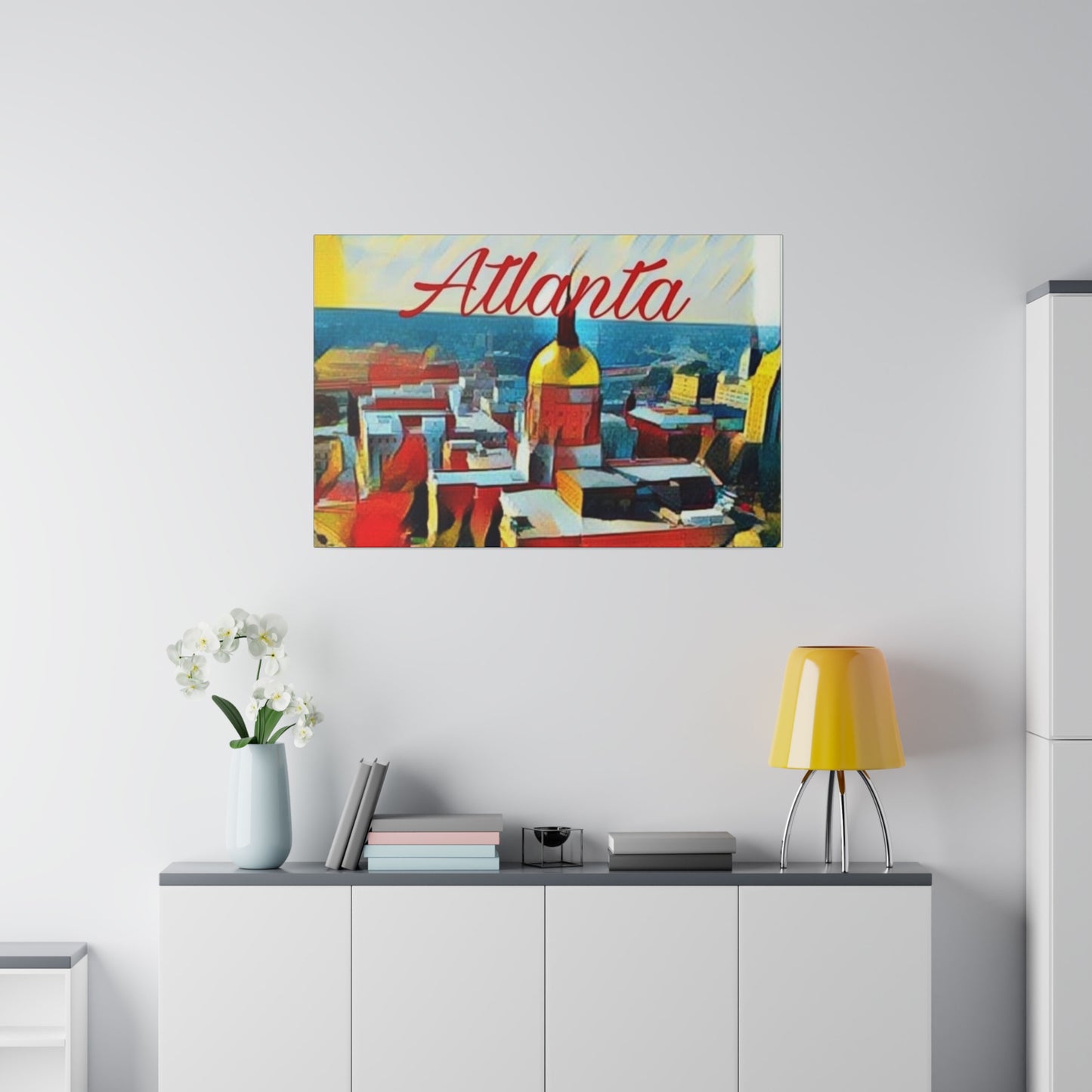 RealSpillClothingCompany© "Hot Atlanta" Matte Canvas, Stretched,