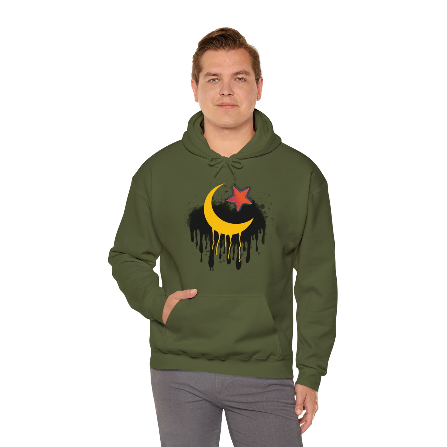 RealSpillClothingCompany© "Crescent Moon & Star" Hoodie