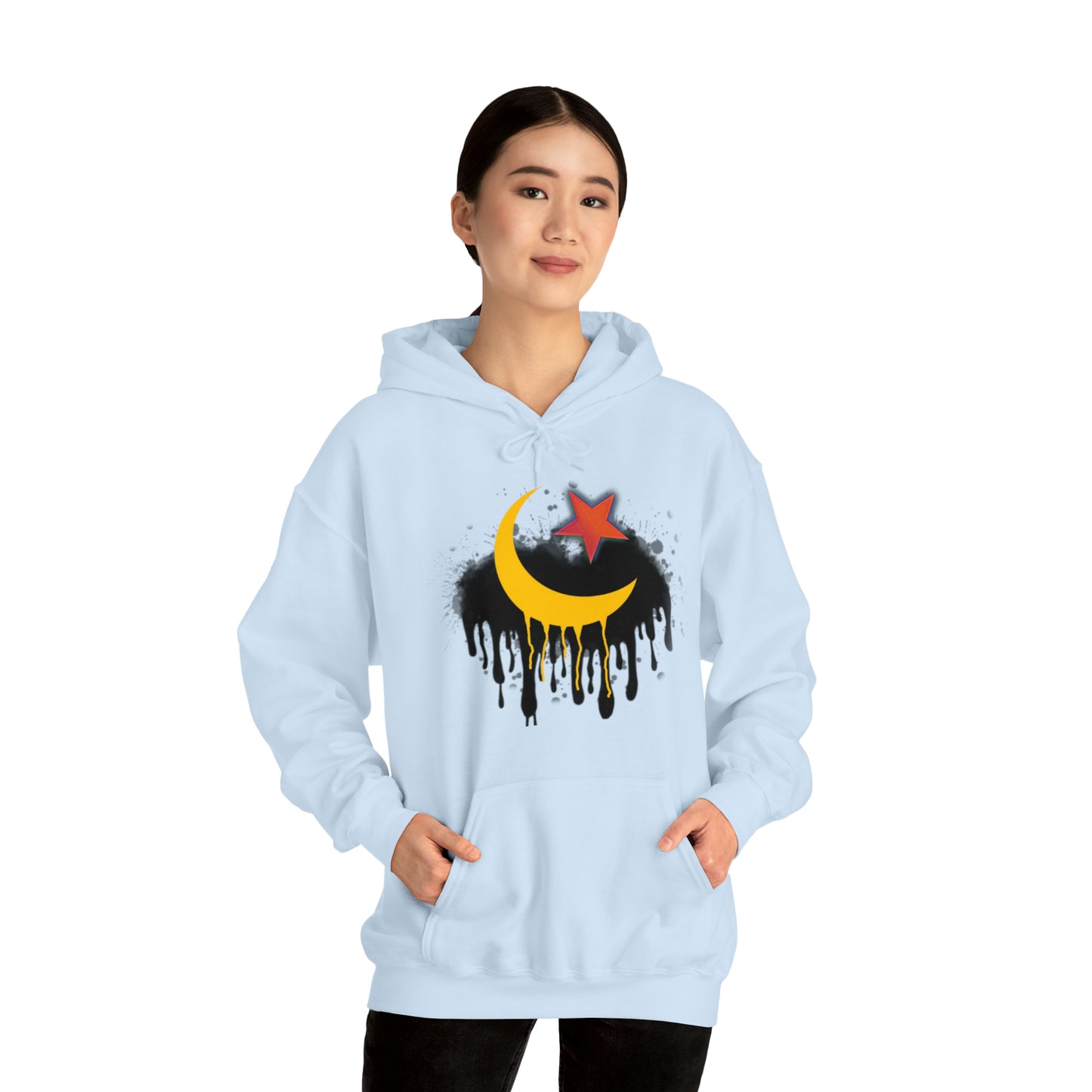 RealSpillClothingCompany© "Crescent Moon & Star" Hoodie