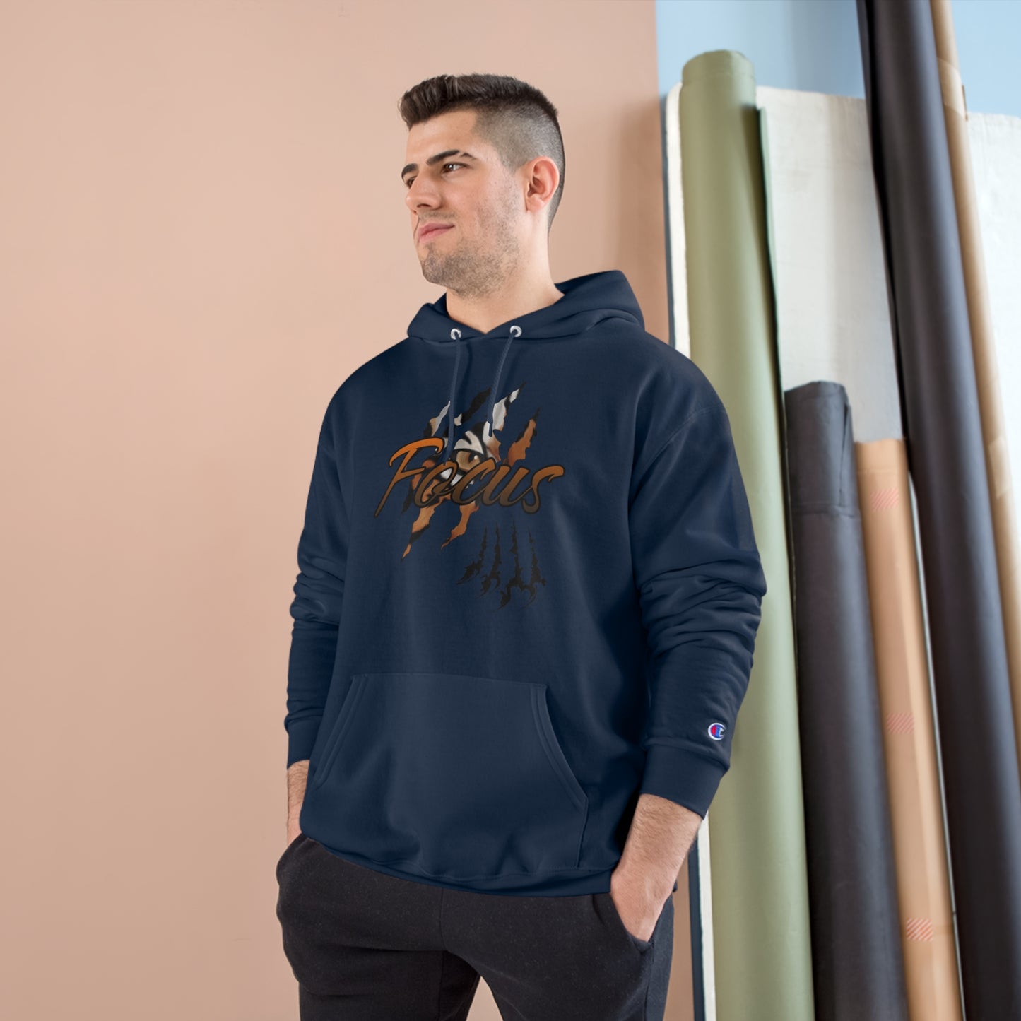 RealSpillClothingCompany© "Tiger's Eye" Champion Hoodie