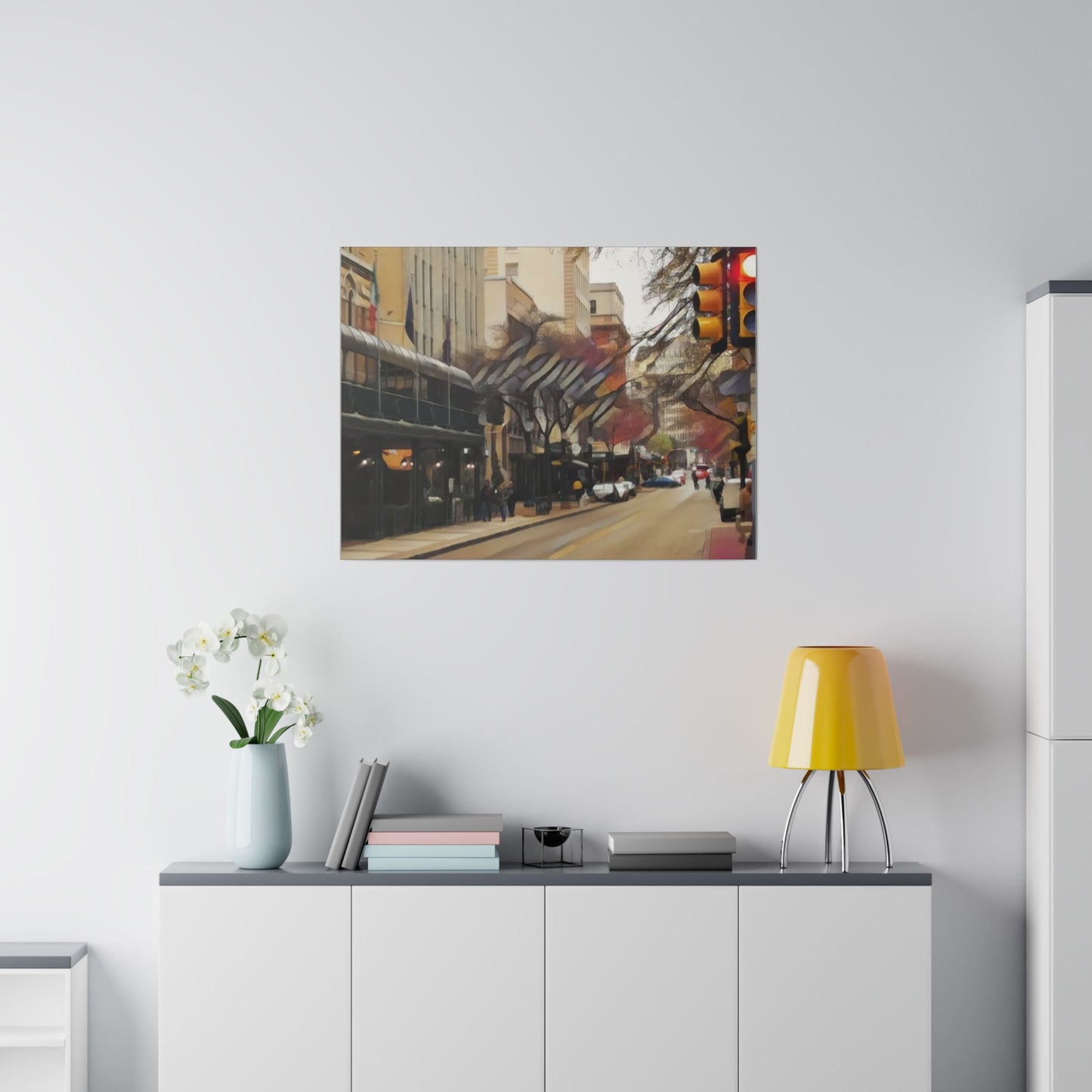 RealSpillClothingCompany© "Downtown San Antonio" Matte Canvas, Stretched