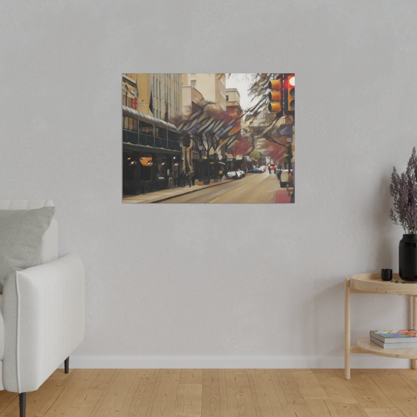 RealSpillClothingCompany© "Downtown San Antonio" Matte Canvas, Stretched