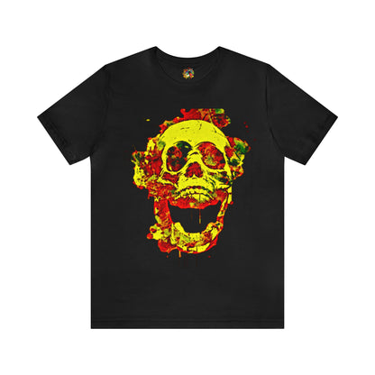 RealSpillClothingCo.© Flaming Skull Short Sleeve Tee