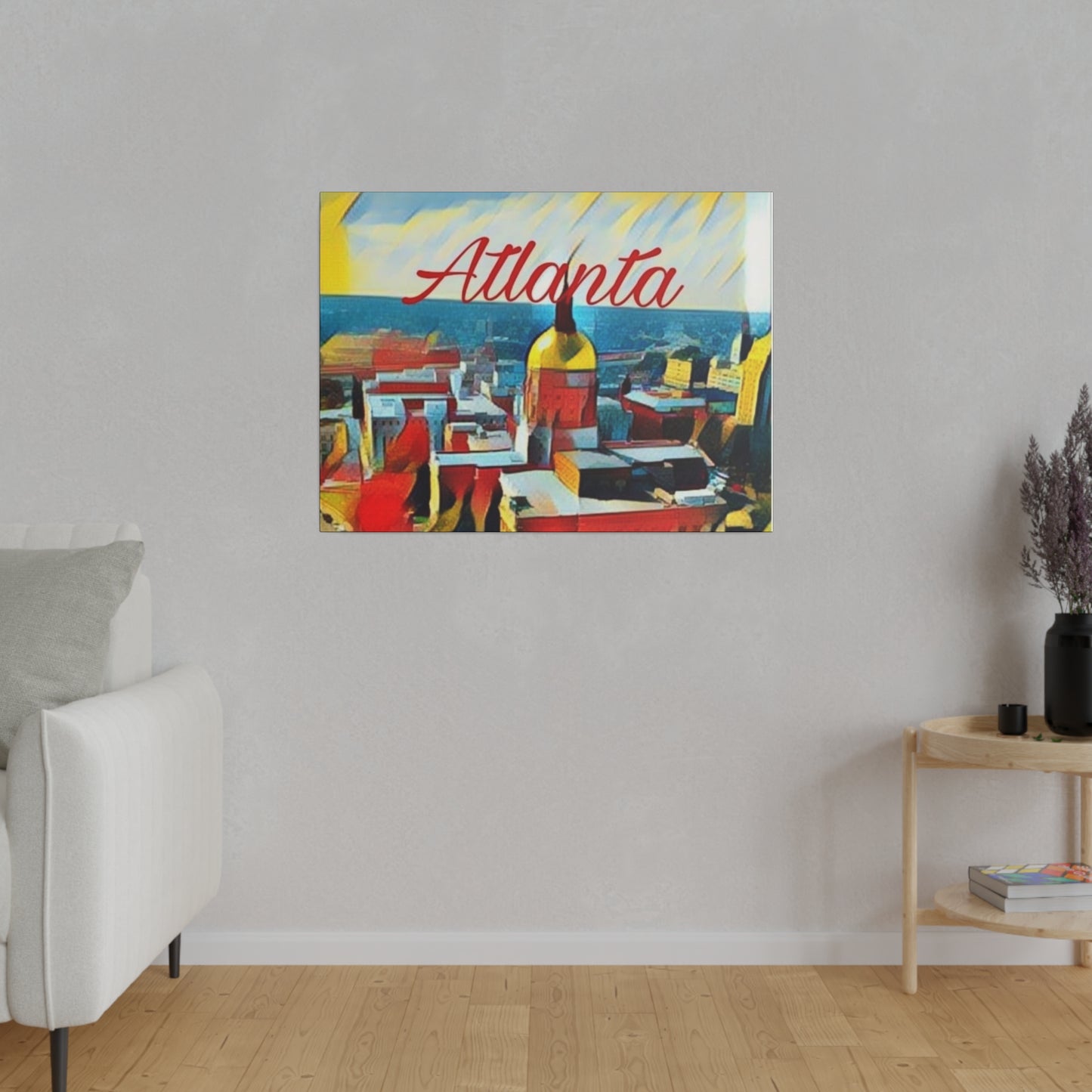 RealSpillClothingCompany© "Hot Atlanta" Matte Canvas, Stretched,