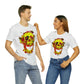 RealSpillClothingCo.© Flaming Skull Short Sleeve Tee