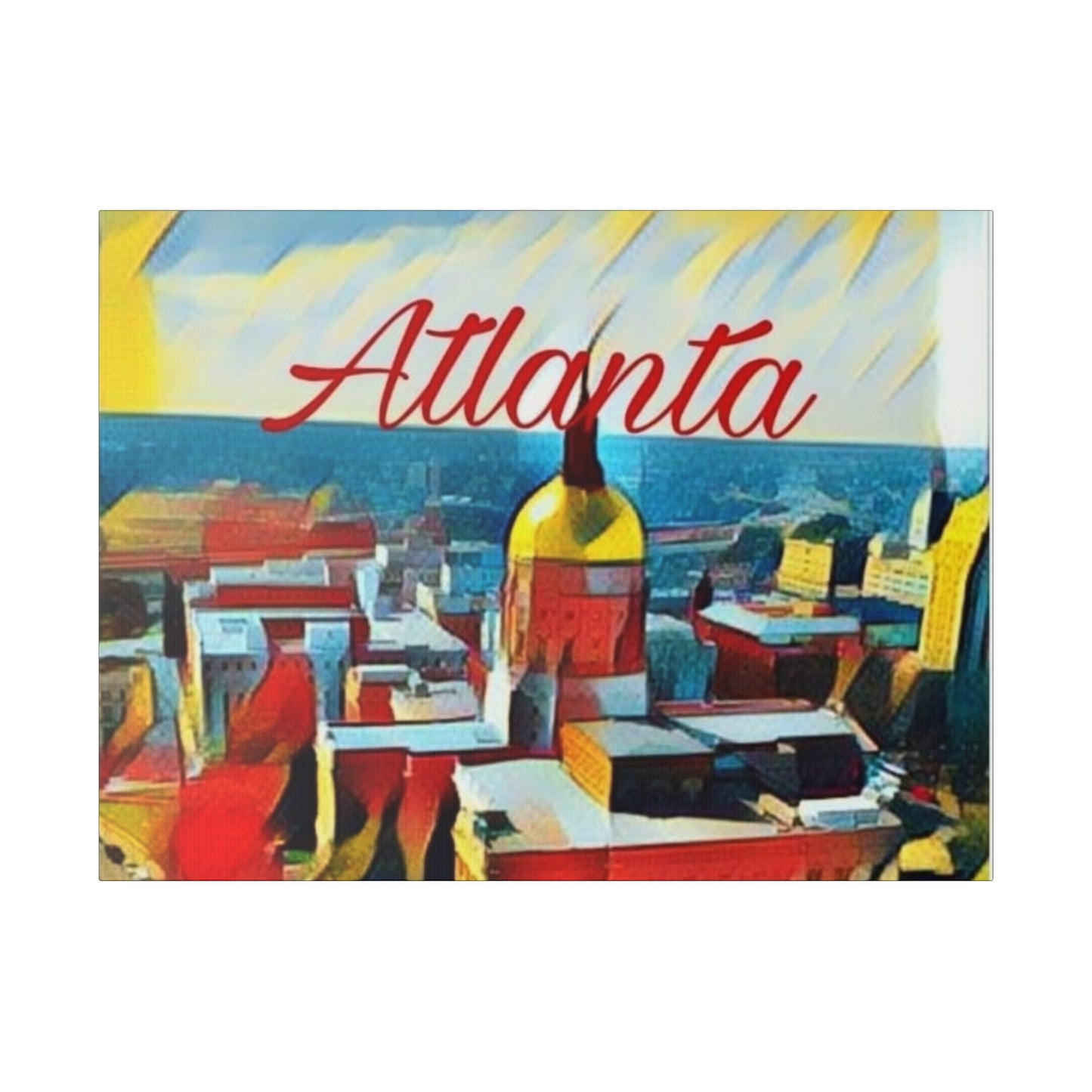 RealSpillClothingCompany© "Hot Atlanta" Matte Canvas, Stretched,