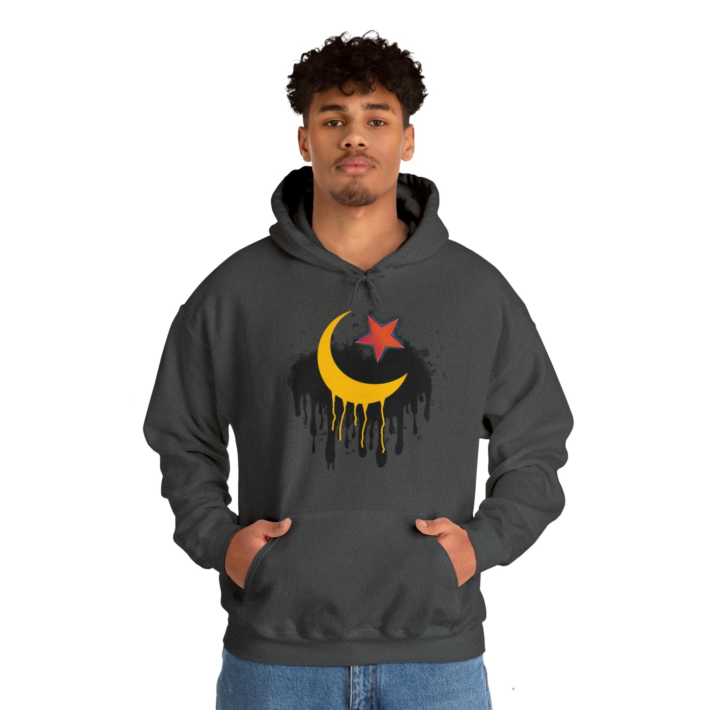 RealSpillClothingCompany© "Crescent Moon & Star" Hoodie