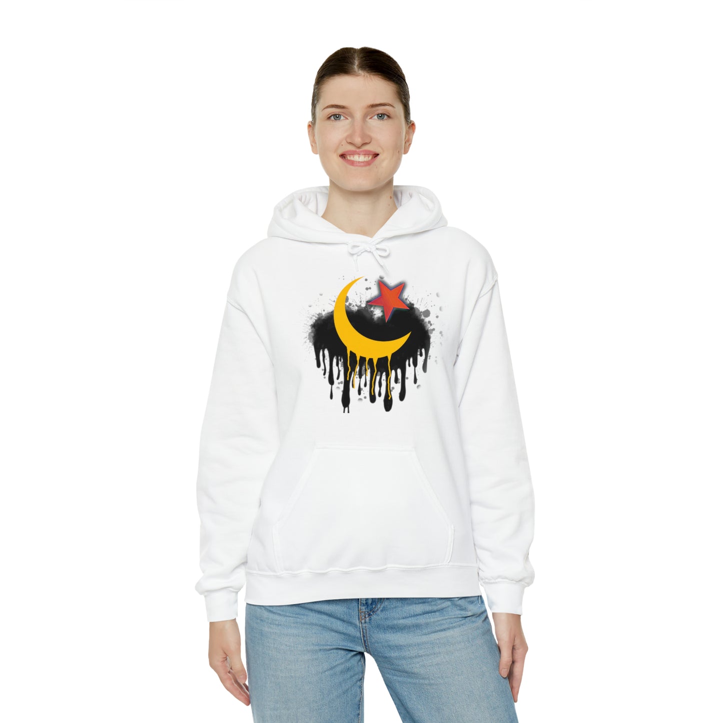 RealSpillClothingCompany© "Crescent Moon & Star" Hoodie