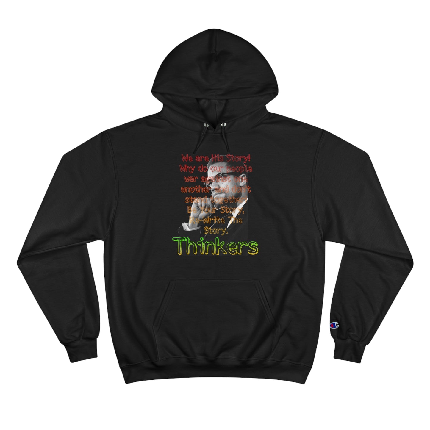 RealSpillClothingCompany© "Malcolm X" Champion Hoodie