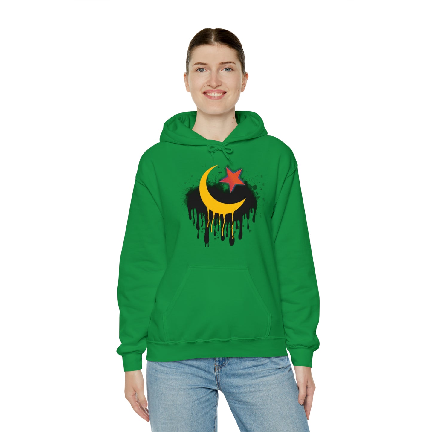RealSpillClothingCompany© "Crescent Moon & Star" Hoodie