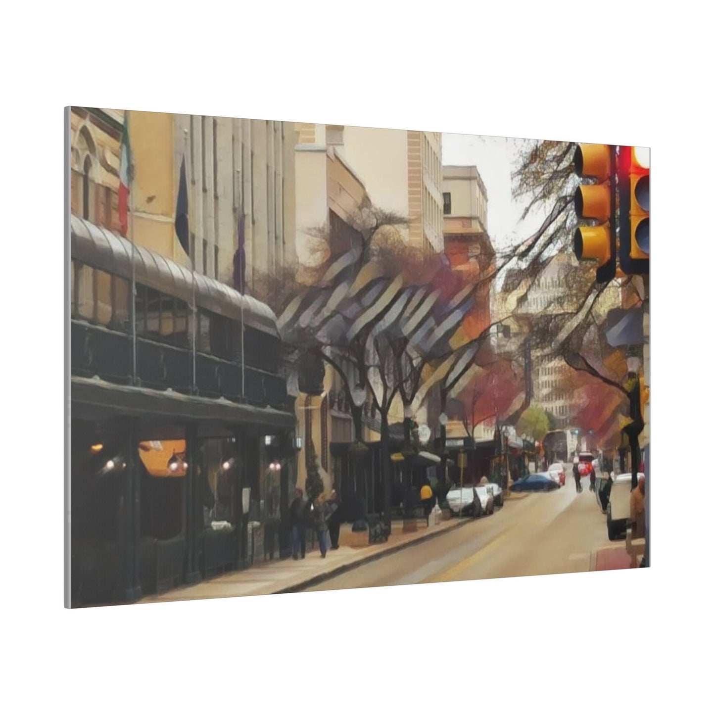 RealSpillClothingCompany© "Downtown San Antonio" Matte Canvas, Stretched