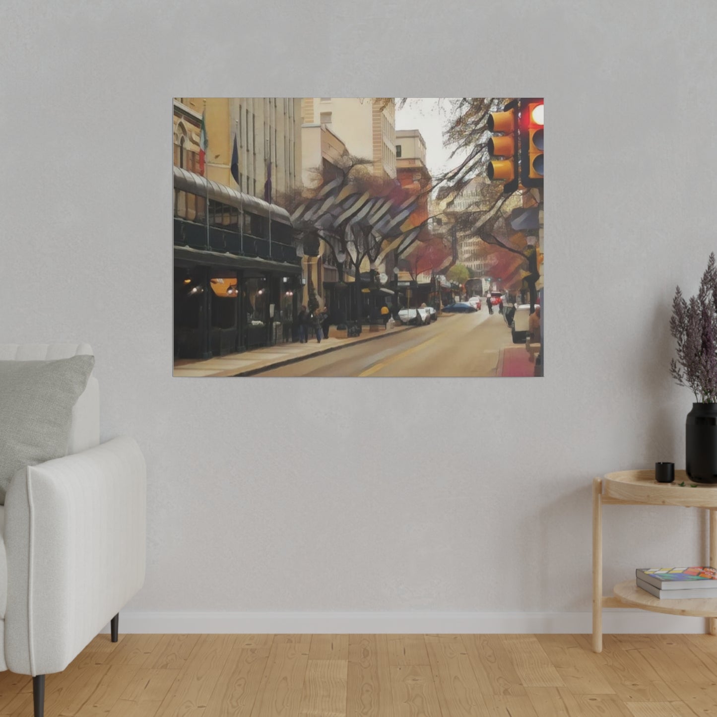 RealSpillClothingCompany© "Downtown San Antonio" Matte Canvas, Stretched