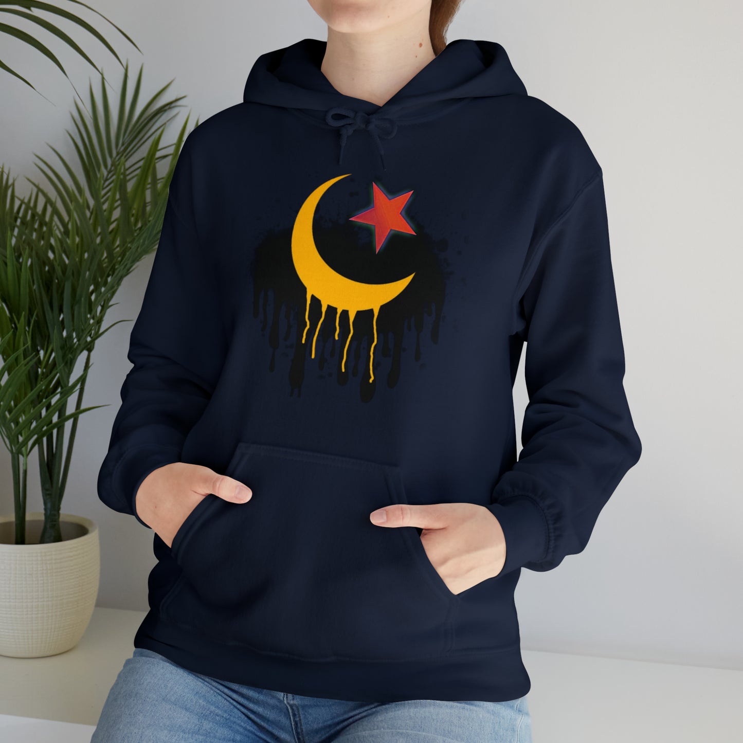 RealSpillClothingCompany© "Crescent Moon & Star" Hoodie