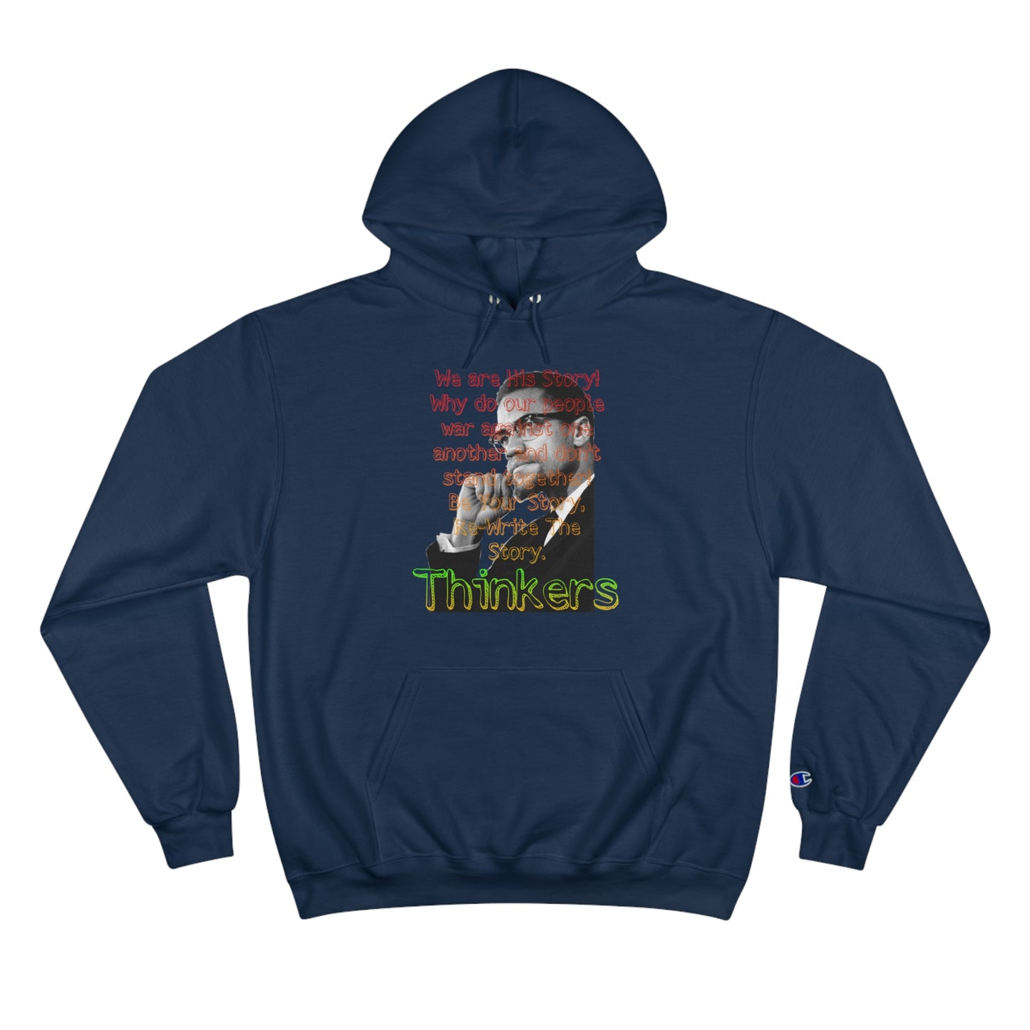 RealSpillClothingCompany© "Malcolm X" Champion Hoodie