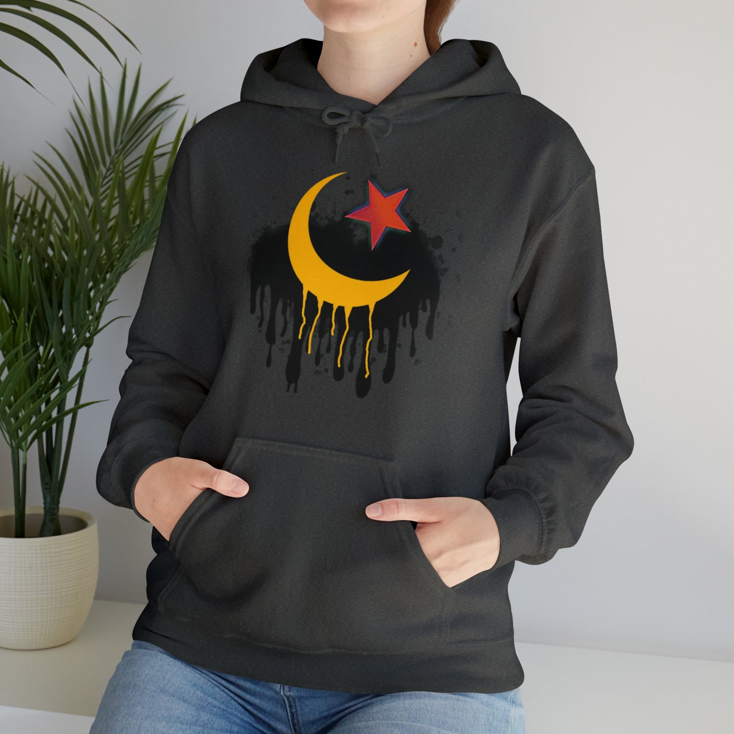 RealSpillClothingCompany© "Crescent Moon & Star" Hoodie