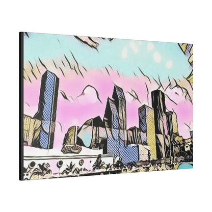 RealSpillClothingCompany© "Houston" Matte Canvas, Stretched,