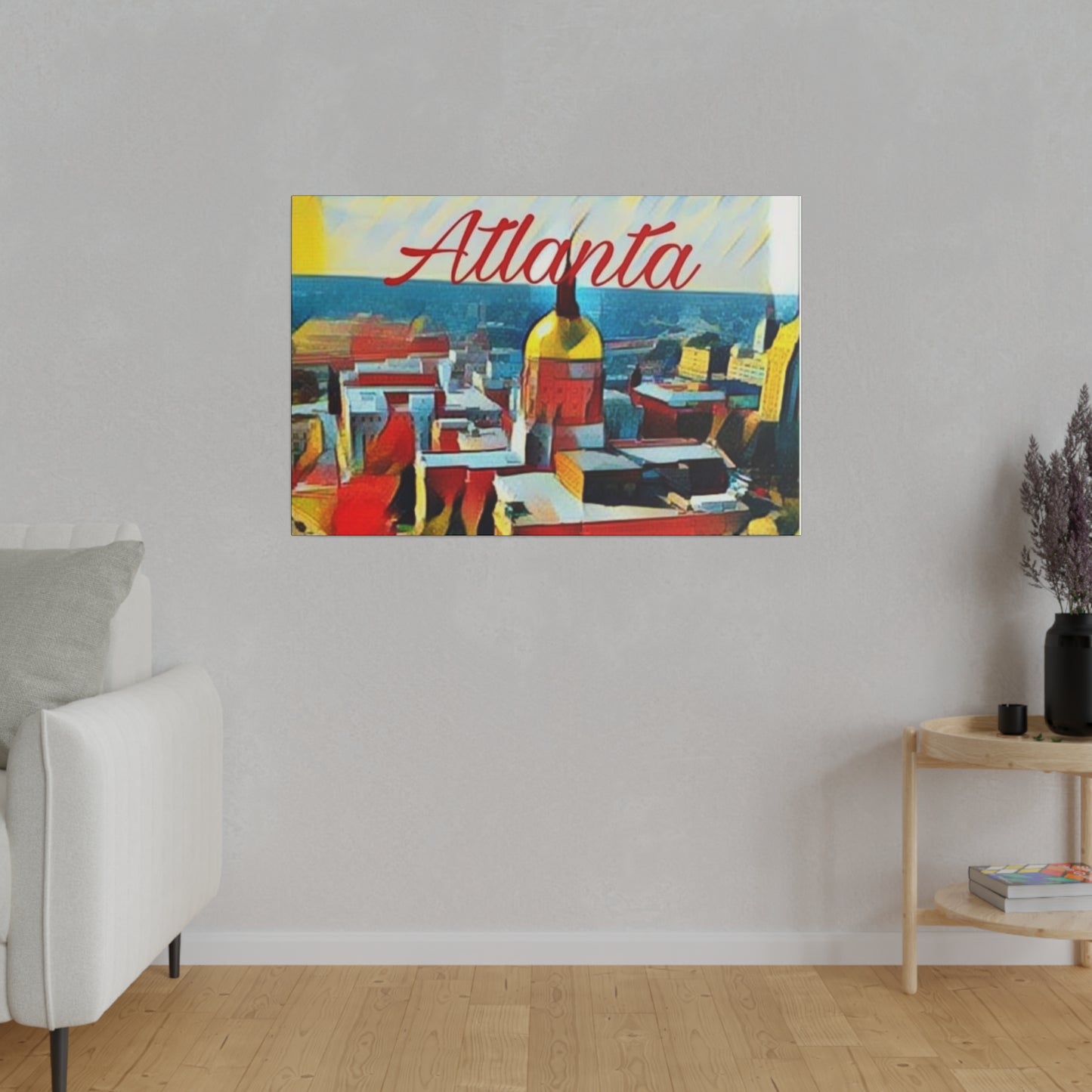 RealSpillClothingCompany© "Hot Atlanta" Matte Canvas, Stretched,