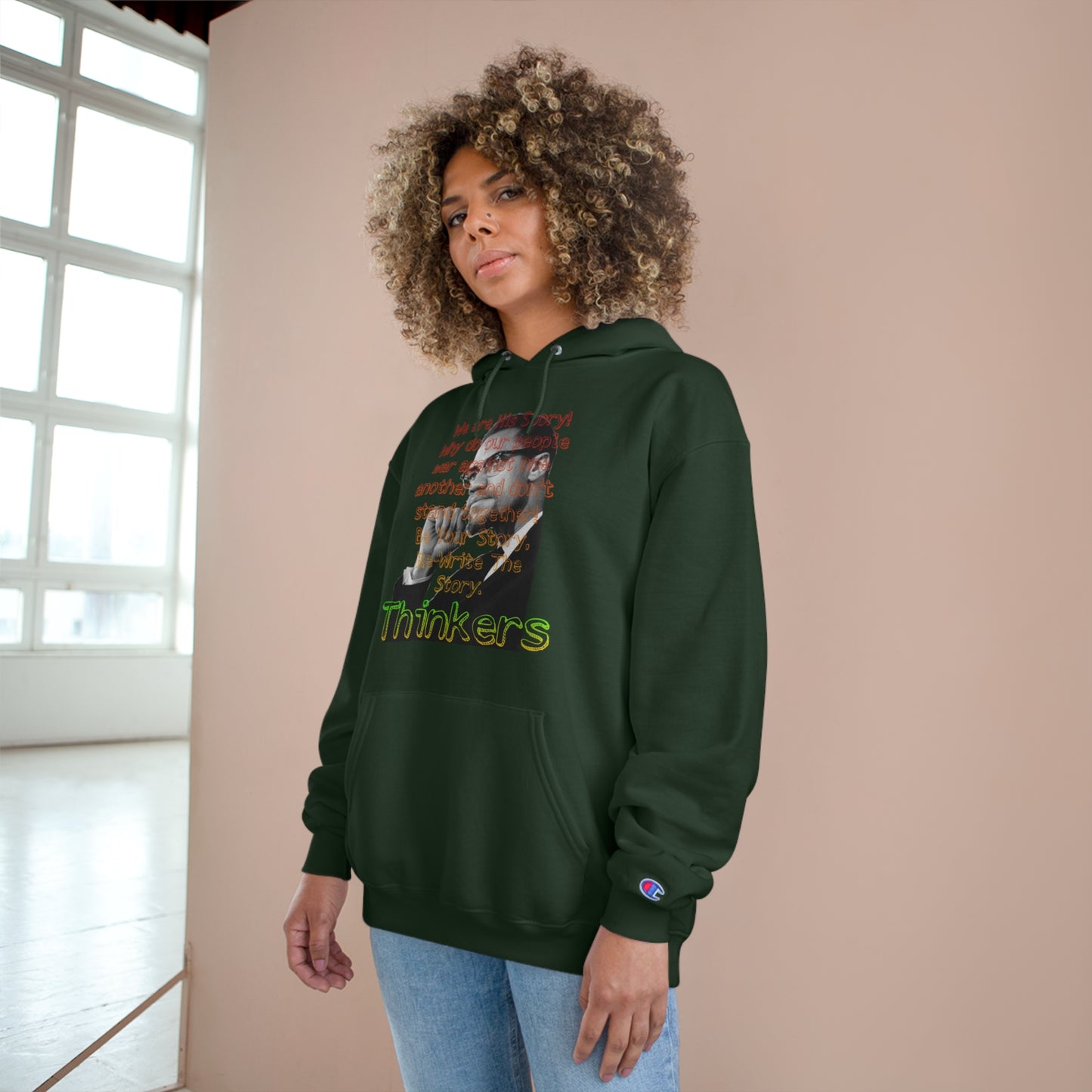 RealSpillClothingCompany© "Malcolm X" Champion Hoodie
