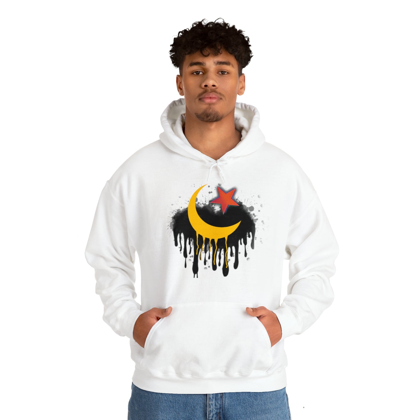 RealSpillClothingCompany© "Crescent Moon & Star" Hoodie
