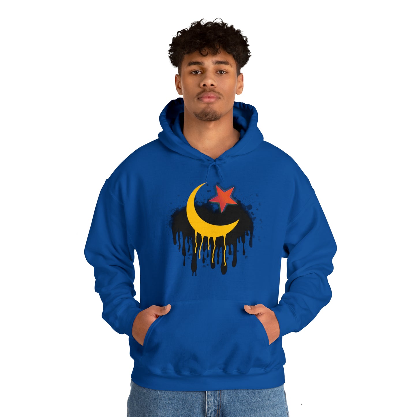 RealSpillClothingCompany© "Crescent Moon & Star" Hoodie