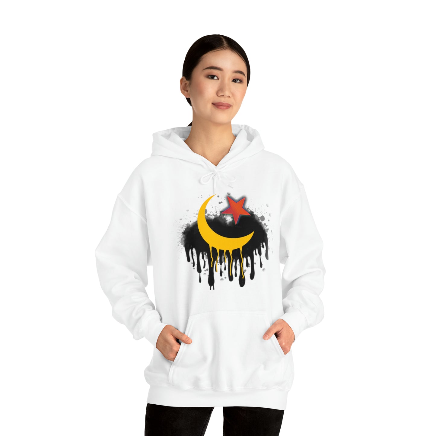 RealSpillClothingCompany© "Crescent Moon & Star" Hoodie