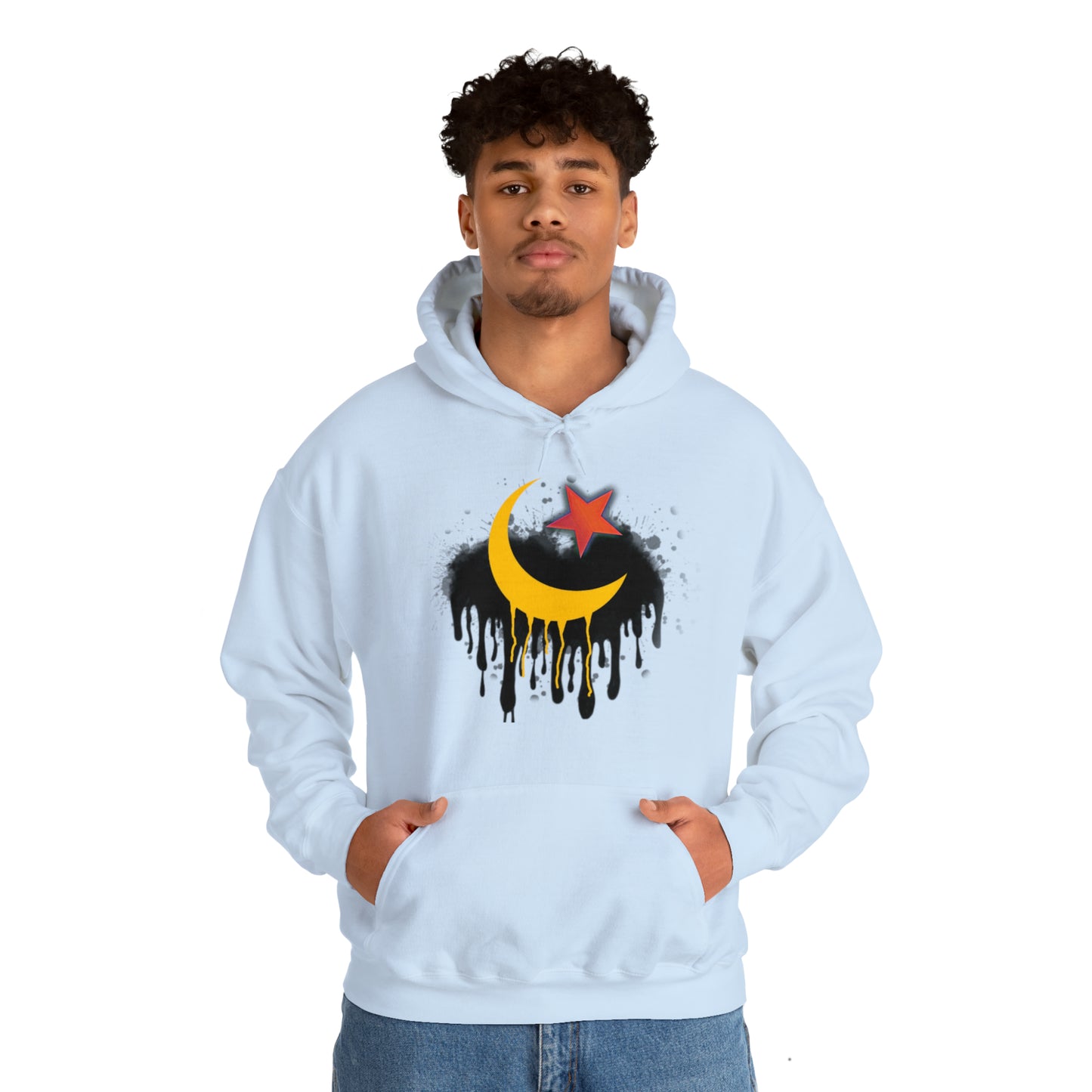 RealSpillClothingCompany© "Crescent Moon & Star" Hoodie