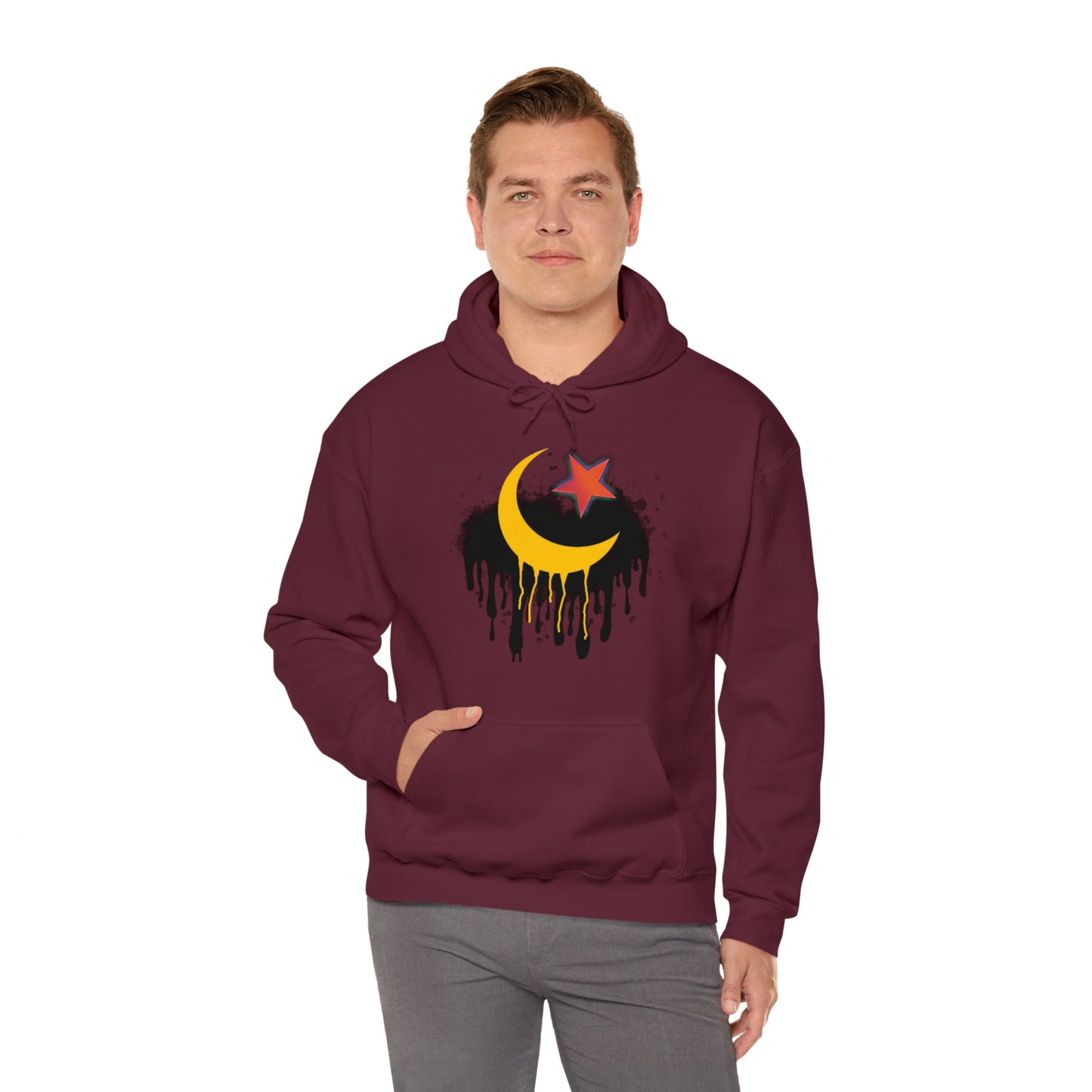 RealSpillClothingCompany© "Crescent Moon & Star" Hoodie