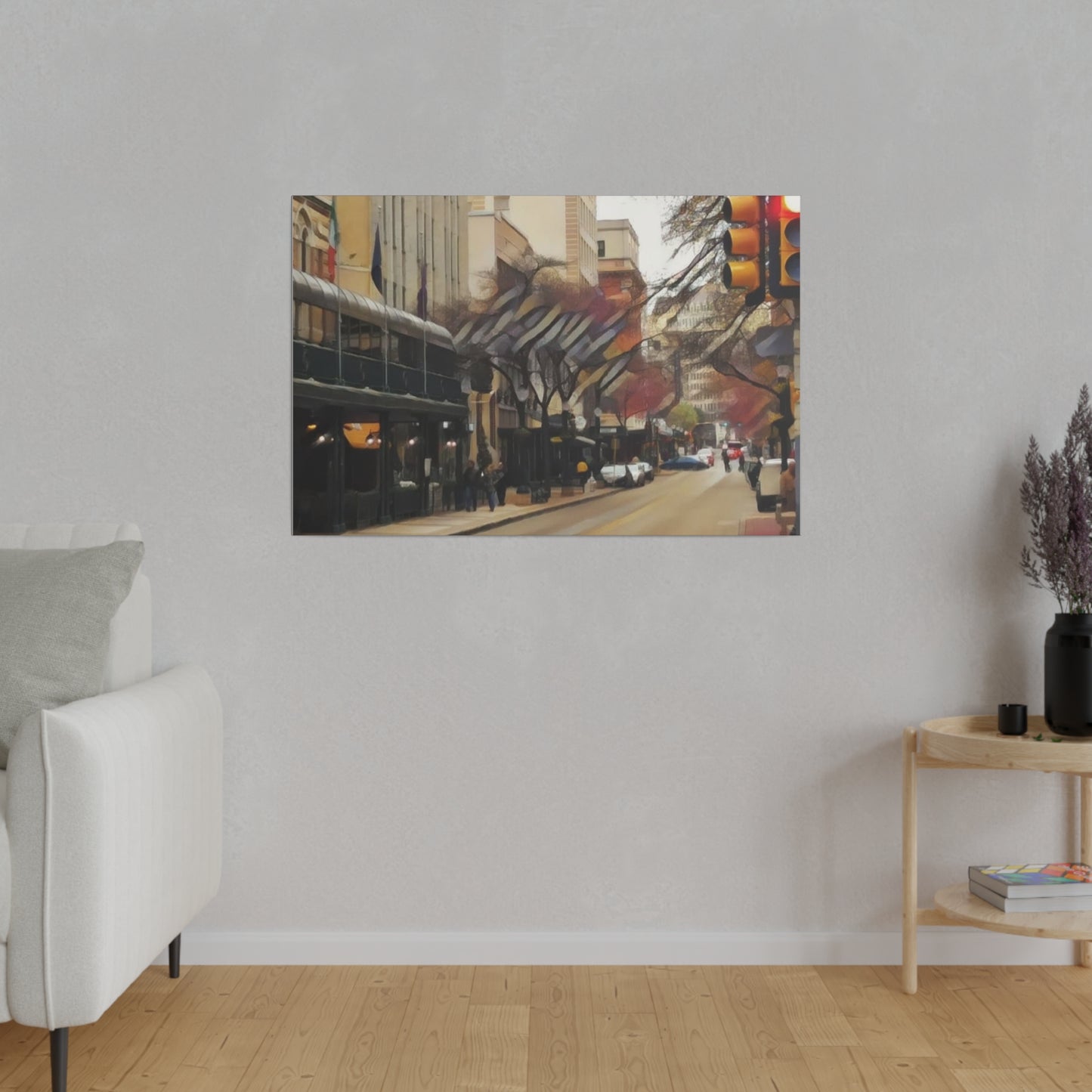 RealSpillClothingCompany© "Downtown San Antonio" Matte Canvas, Stretched