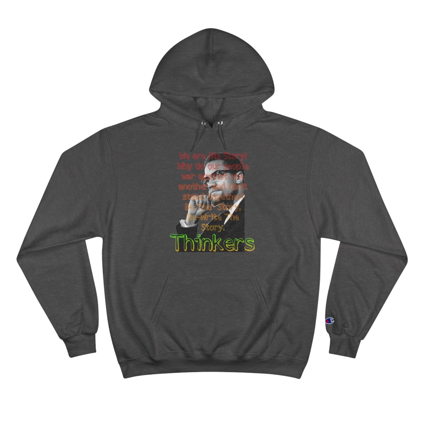 RealSpillClothingCompany© "Malcolm X" Champion Hoodie
