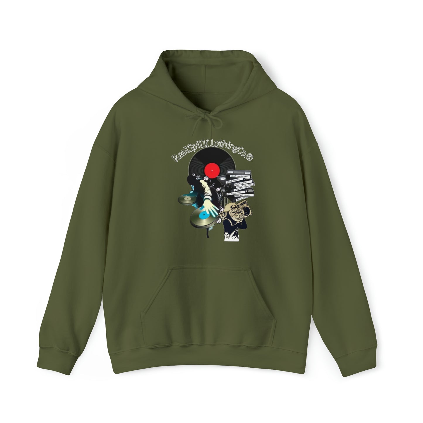 RealSpillClothingCompany© "Yo DJ" Hooded Sweatshirt