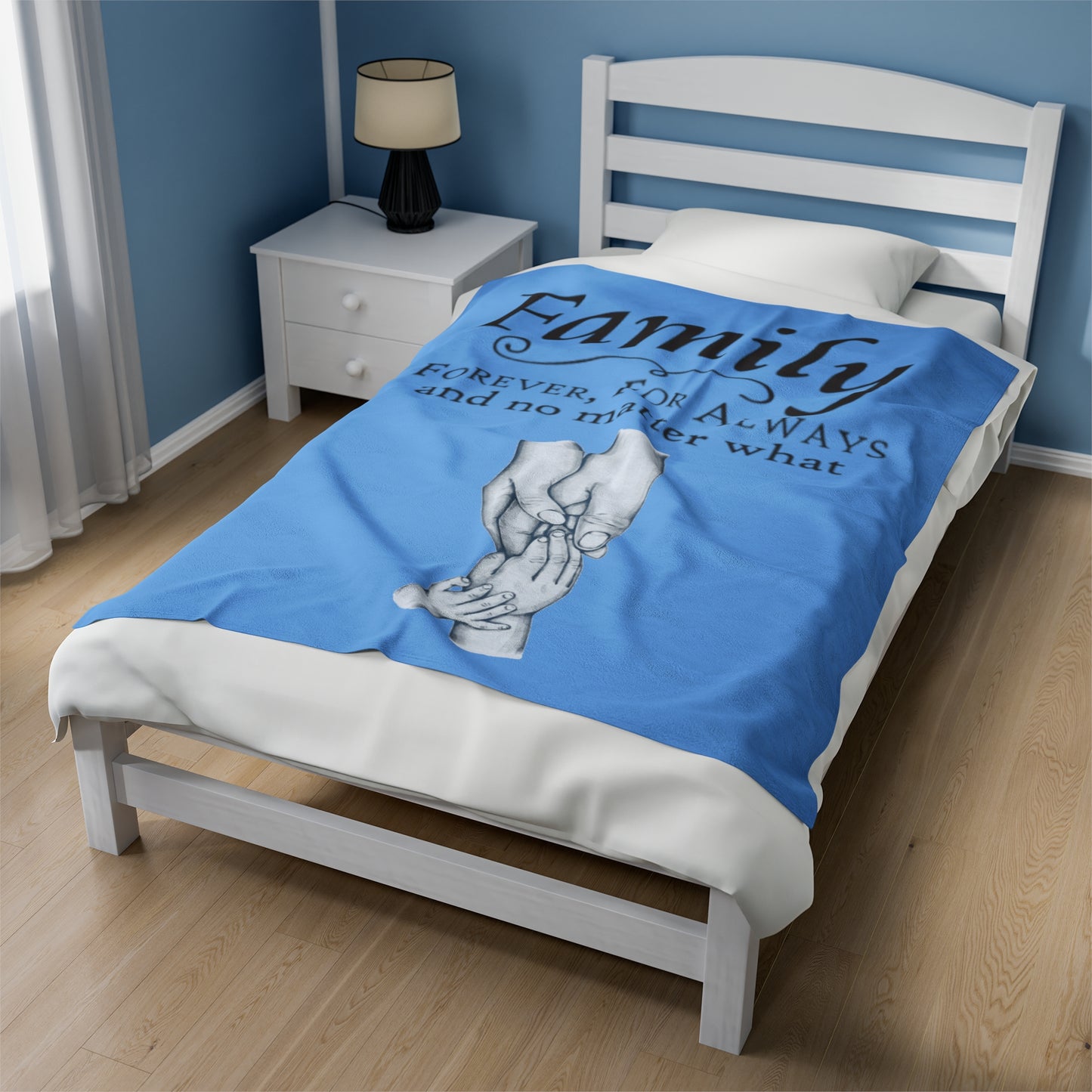 RealSpillClothingCompany©"Family" Velveteen Plush Blanket