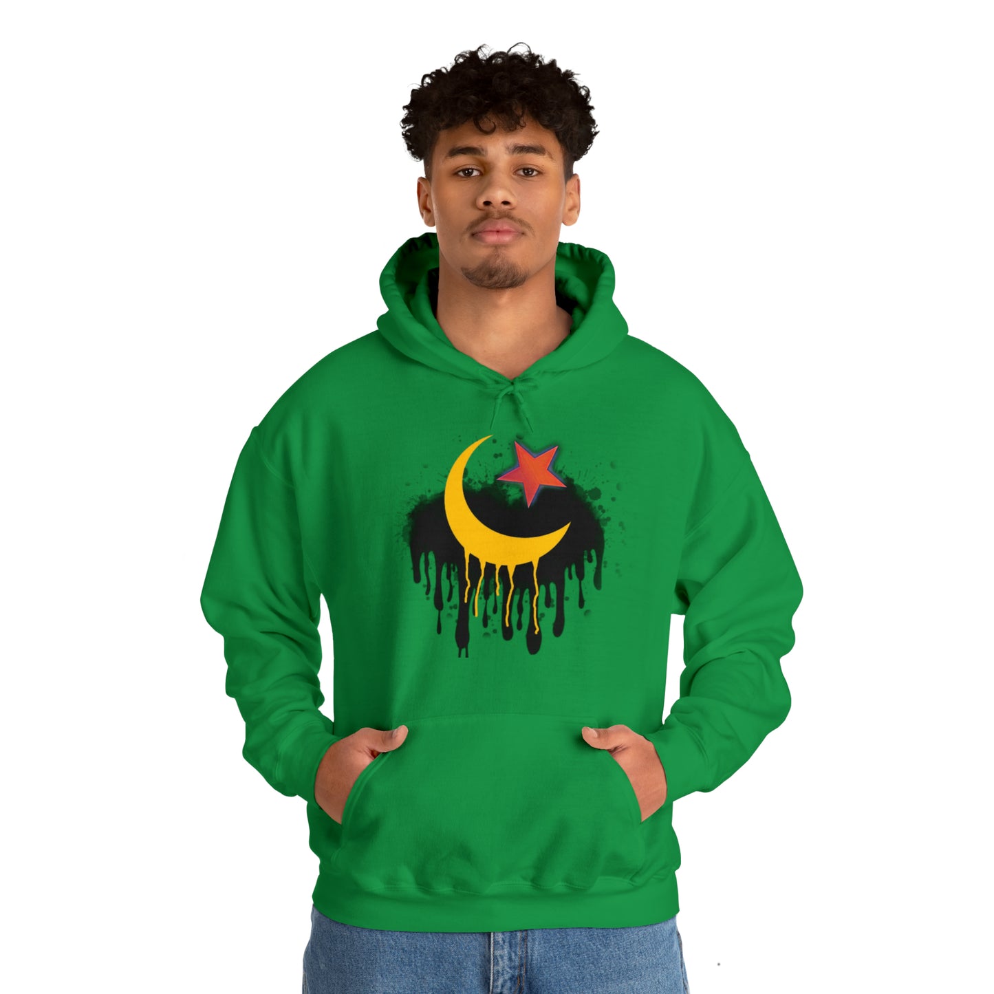 RealSpillClothingCompany© "Crescent Moon & Star" Hoodie