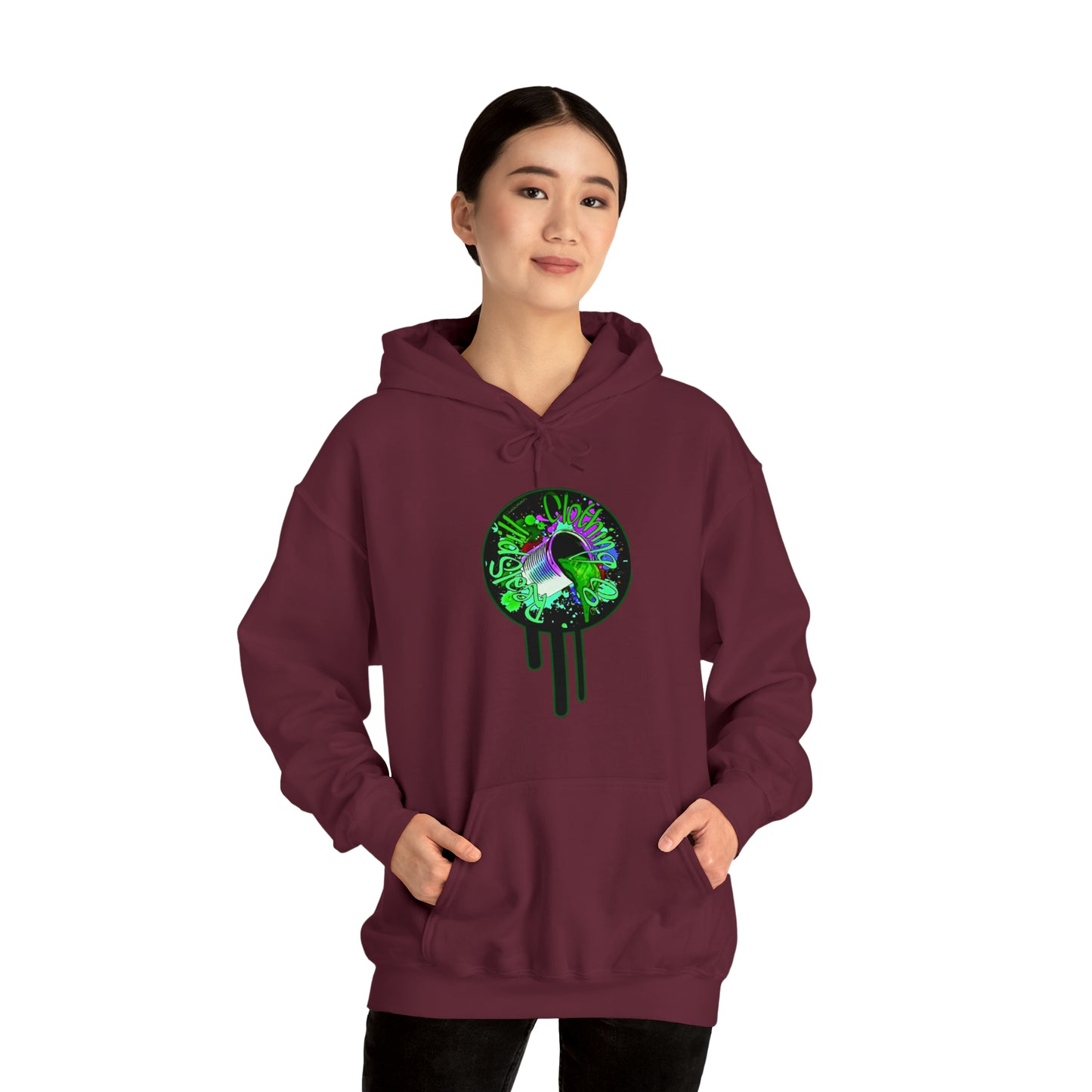 RealSpillClothingCompany© "Goblin Green" Logo Hoodie