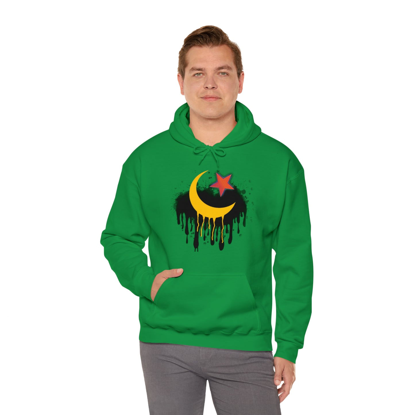 RealSpillClothingCompany© "Crescent Moon & Star" Hoodie