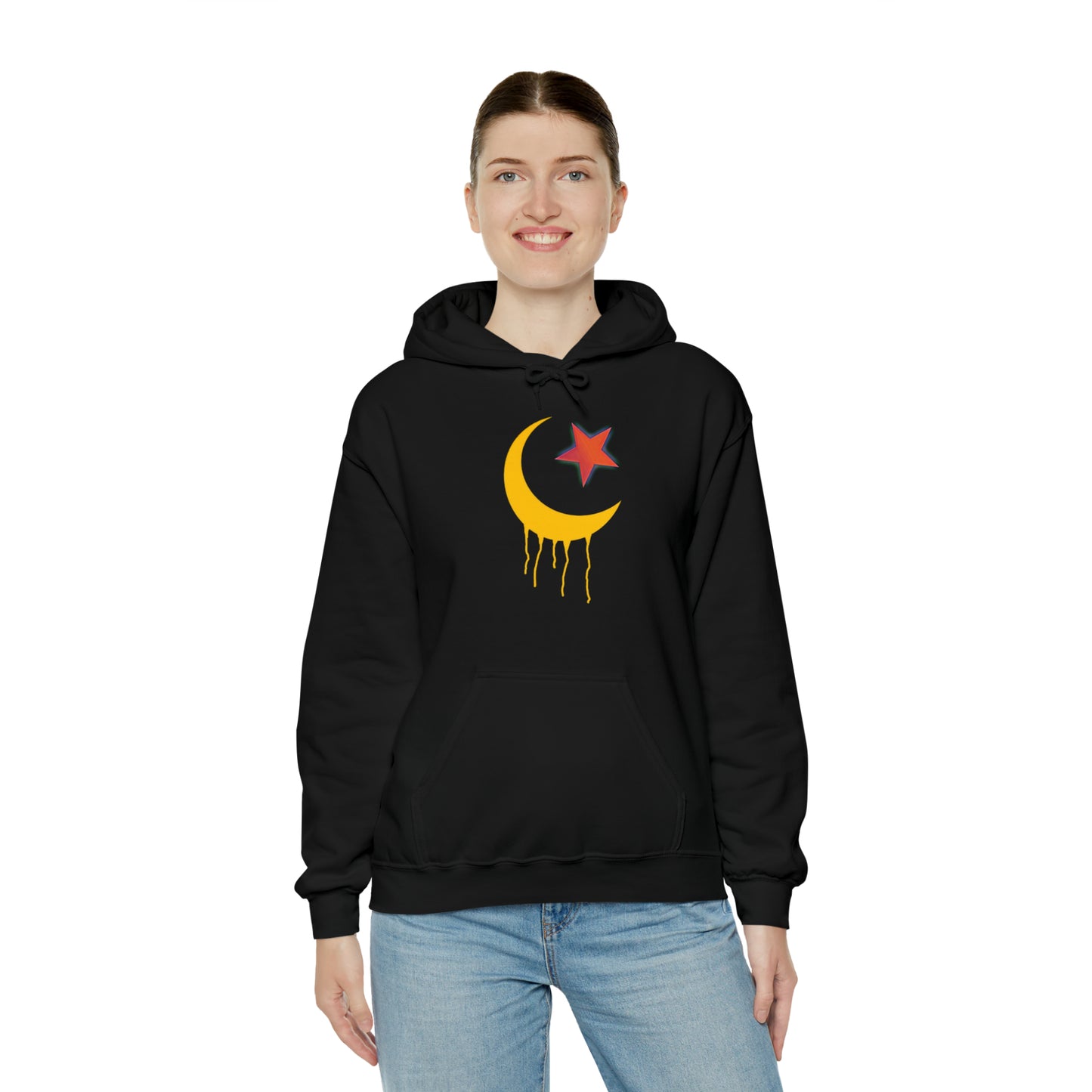 RealSpillClothingCompany© "Crescent Moon & Star" Hoodie