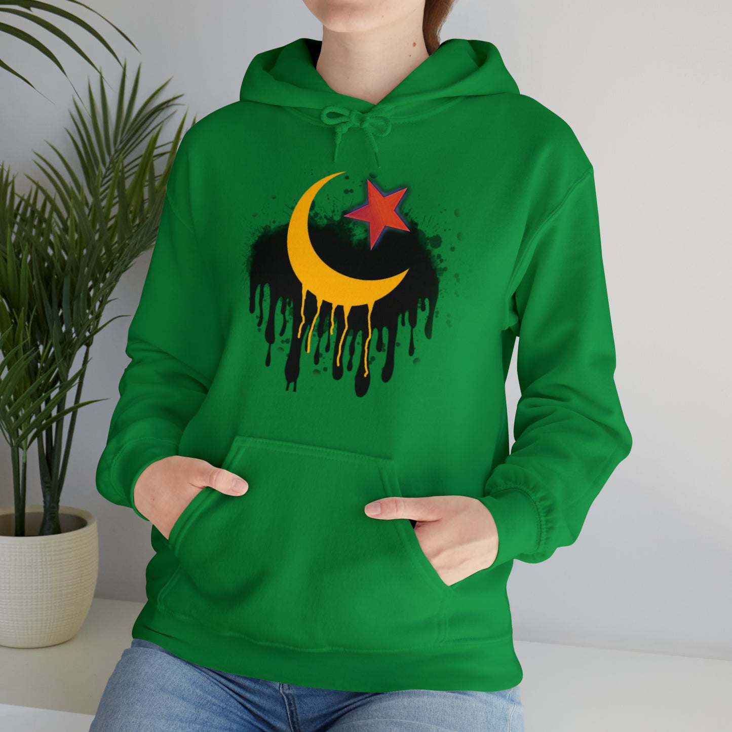 RealSpillClothingCompany© "Crescent Moon & Star" Hoodie