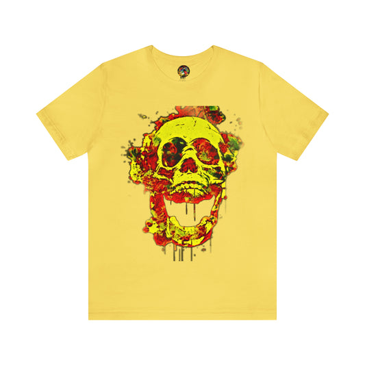RealSpillClothingCo.© Flaming Skull Short Sleeve Tee