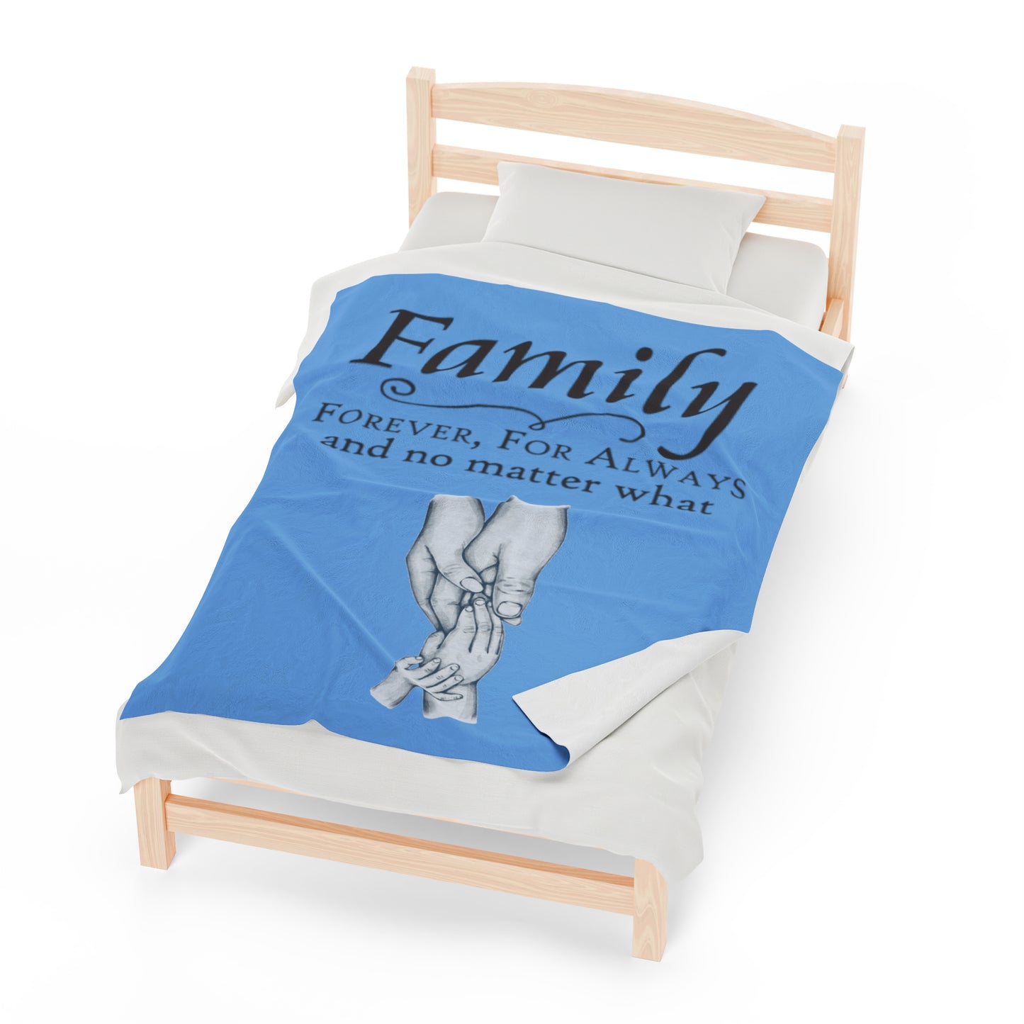 RealSpillClothingCompany©"Family" Velveteen Plush Blanket