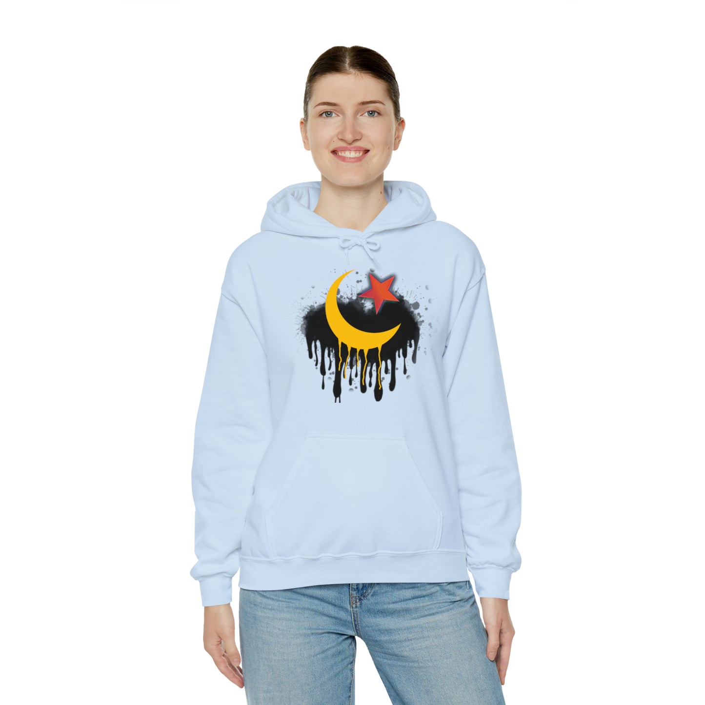 RealSpillClothingCompany© "Crescent Moon & Star" Hoodie