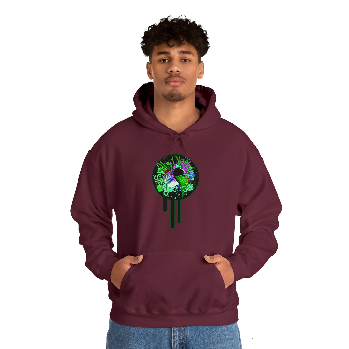 RealSpillClothingCompany© "Goblin Green" Logo Hoodie