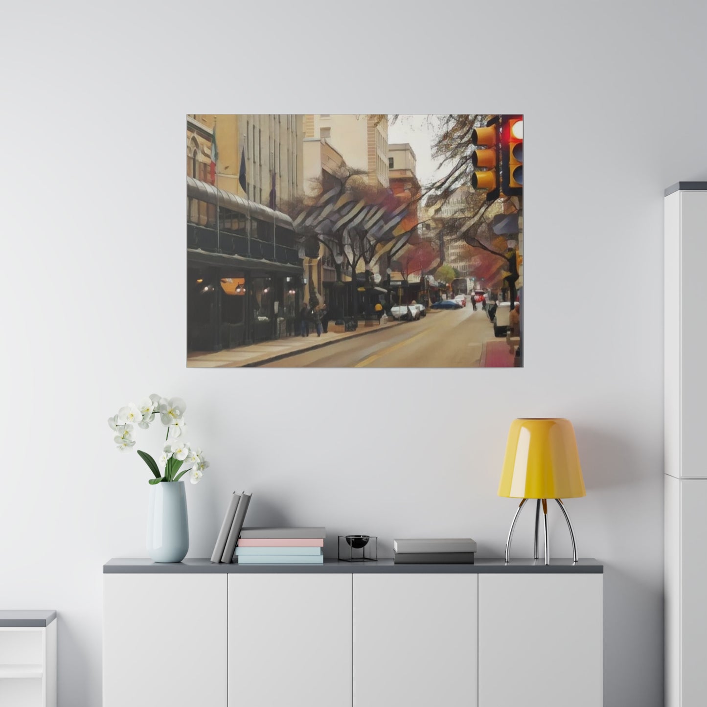 RealSpillClothingCompany© "Downtown San Antonio" Matte Canvas, Stretched