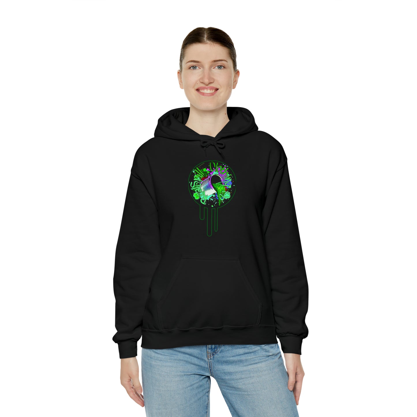 RealSpillClothingCompany© "Goblin Green" Logo Hoodie