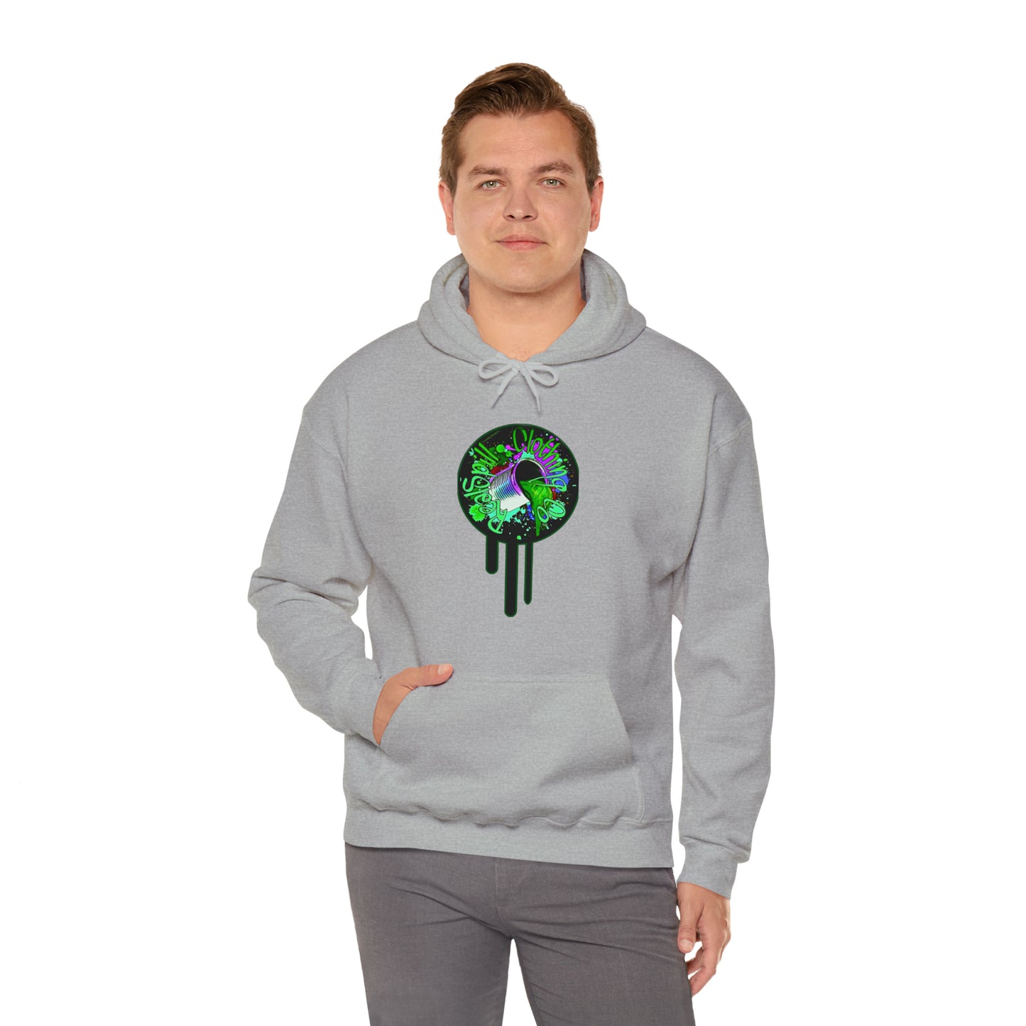 RealSpillClothingCompany© "Goblin Green" Logo Hoodie