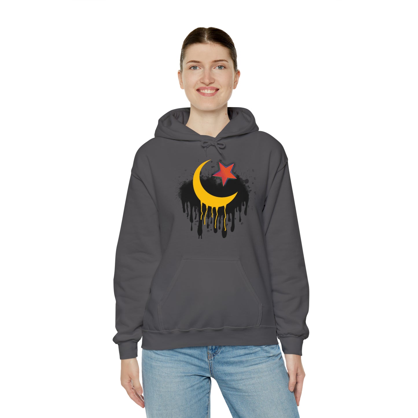 RealSpillClothingCompany© "Crescent Moon & Star" Hoodie