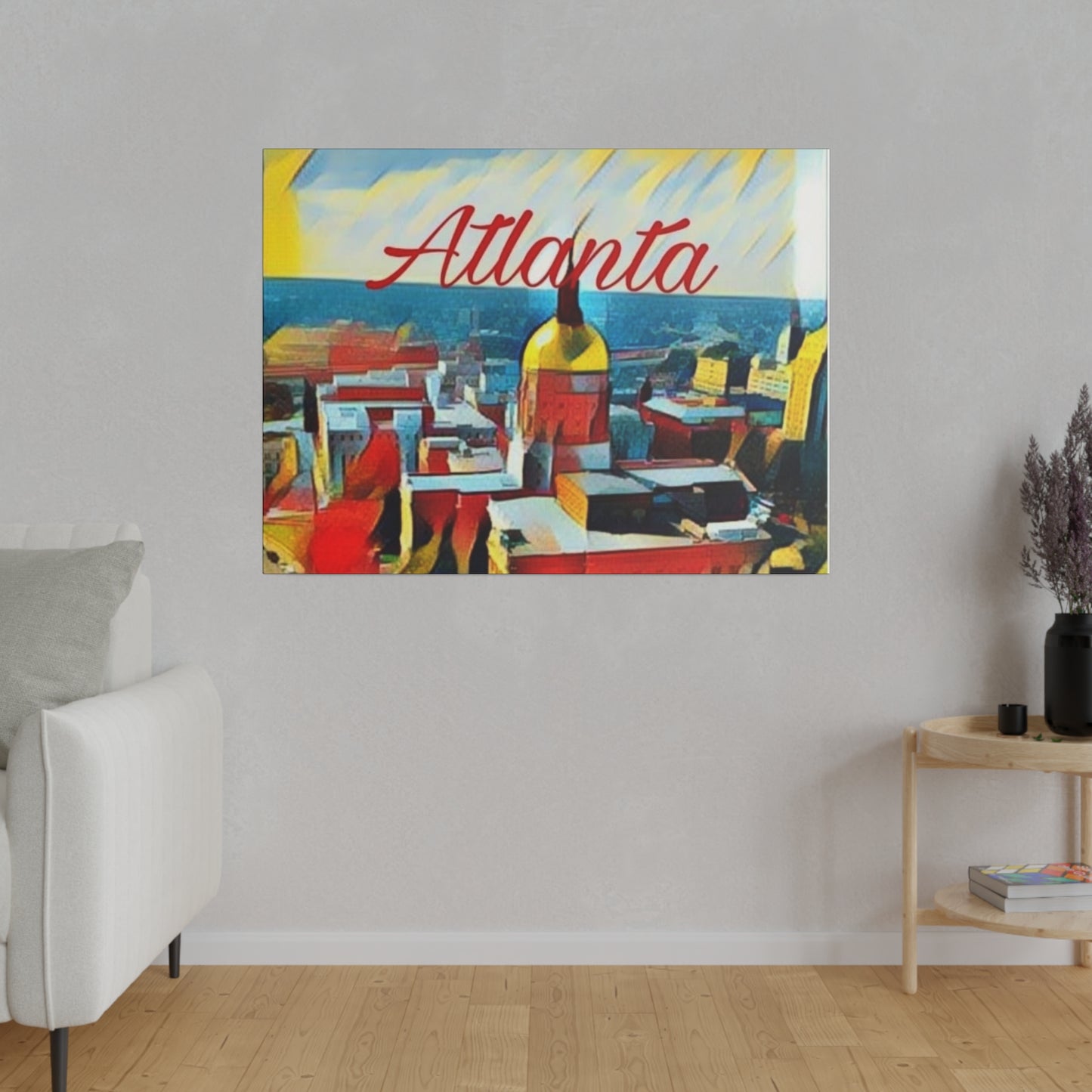 RealSpillClothingCompany© "Hot Atlanta" Matte Canvas, Stretched,