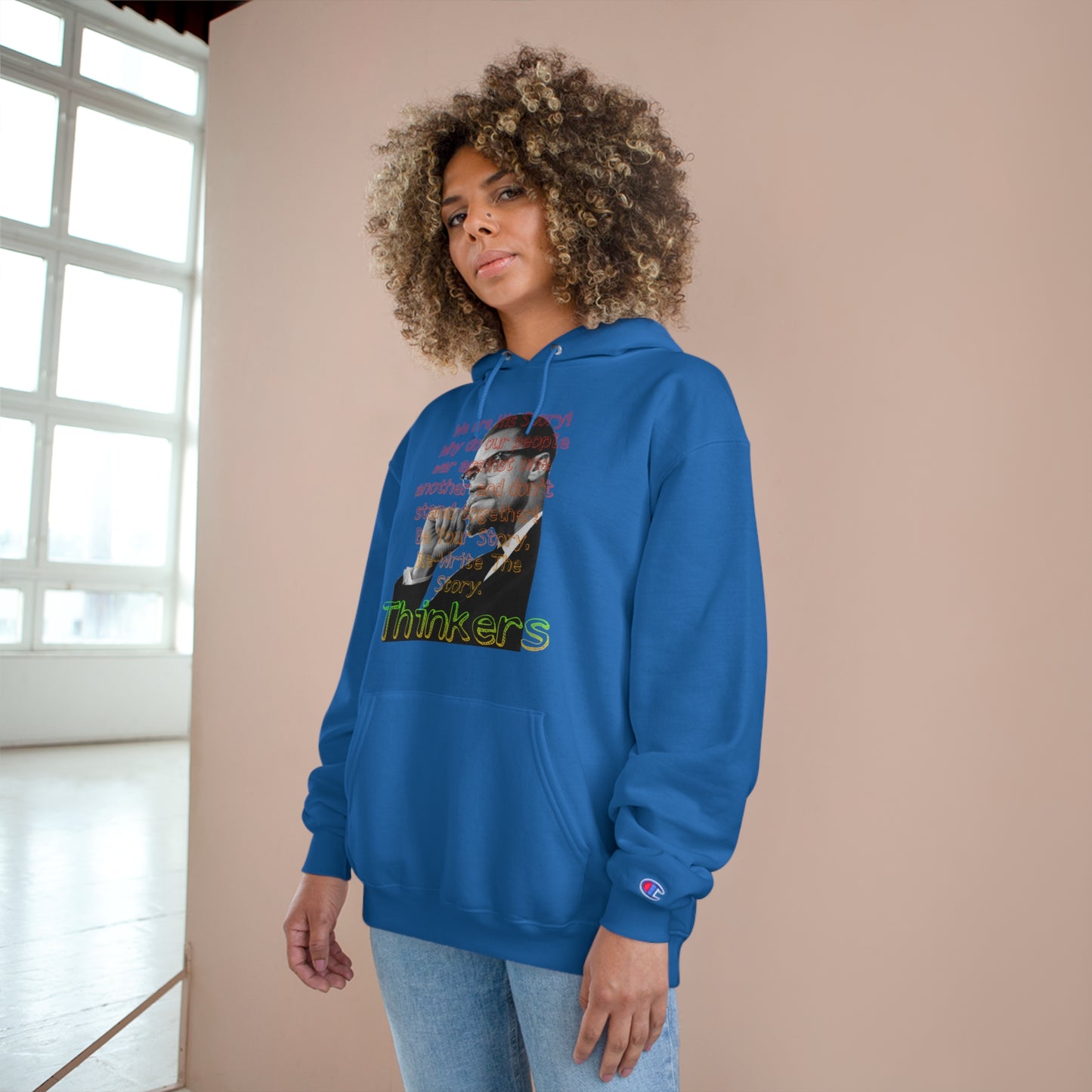 RealSpillClothingCompany© "Malcolm X" Champion Hoodie