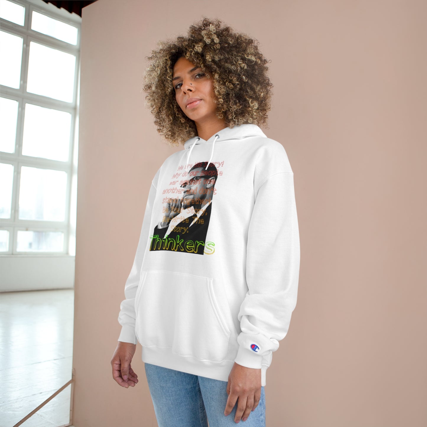 RealSpillClothingCompany© "Malcolm X" Champion Hoodie